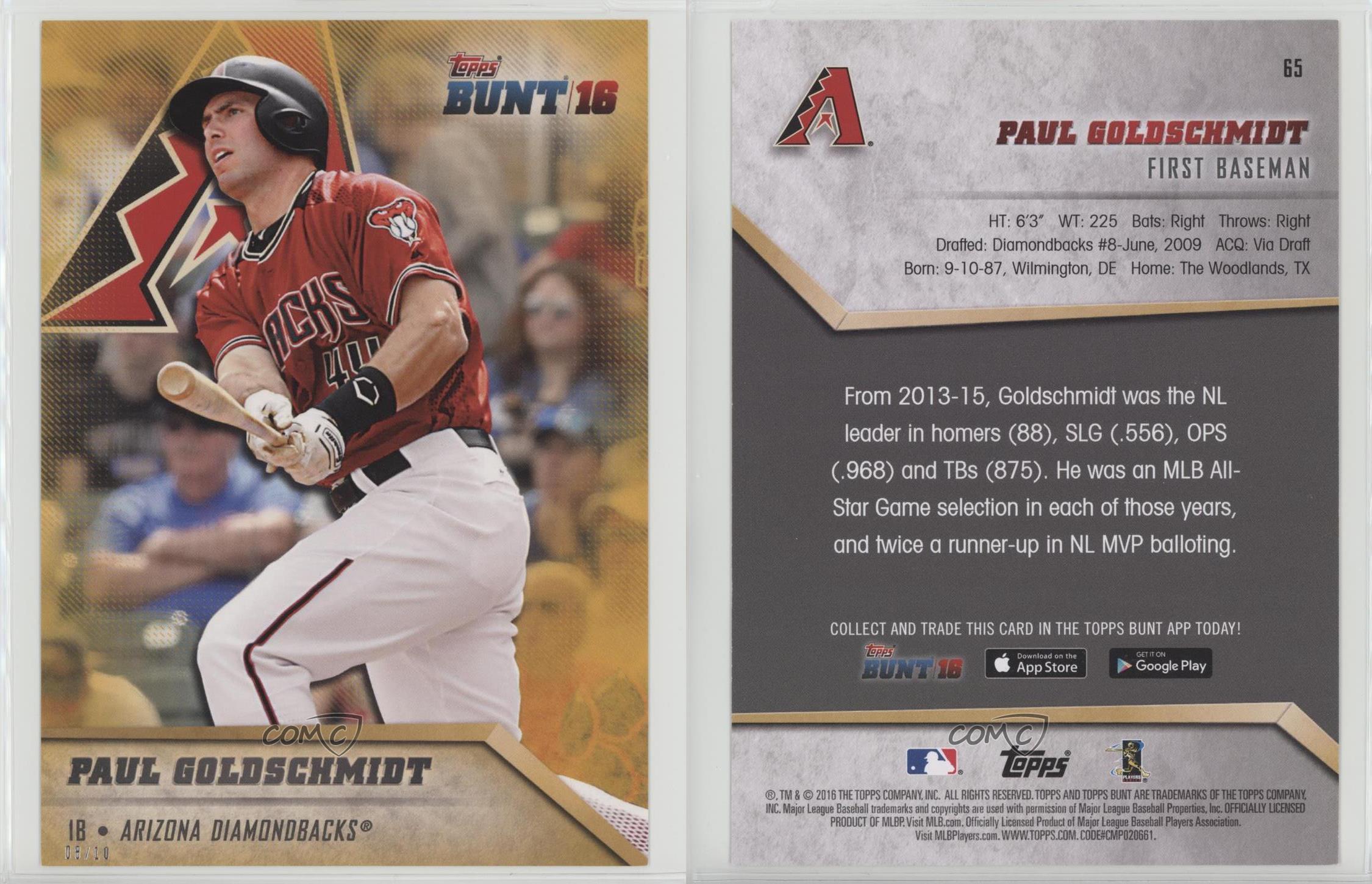 topps2022 ゴールドシュミット　サイン　PAUL GOLDSCHMIDT