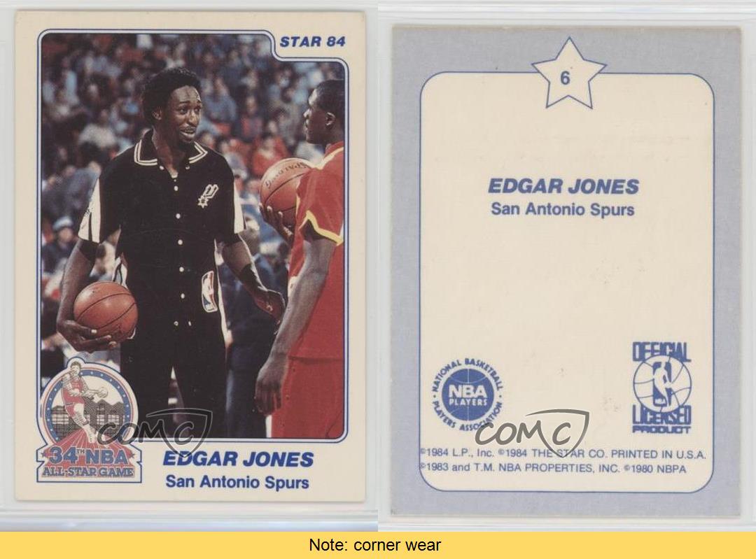 1984 Star Slam Dunk Championship Edgar Jones #6