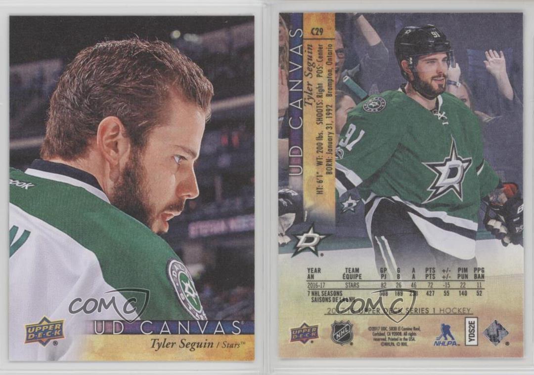2017-18 17-18 Upper Deck UD Series 1 Canvas #C29 Tyler Seguin