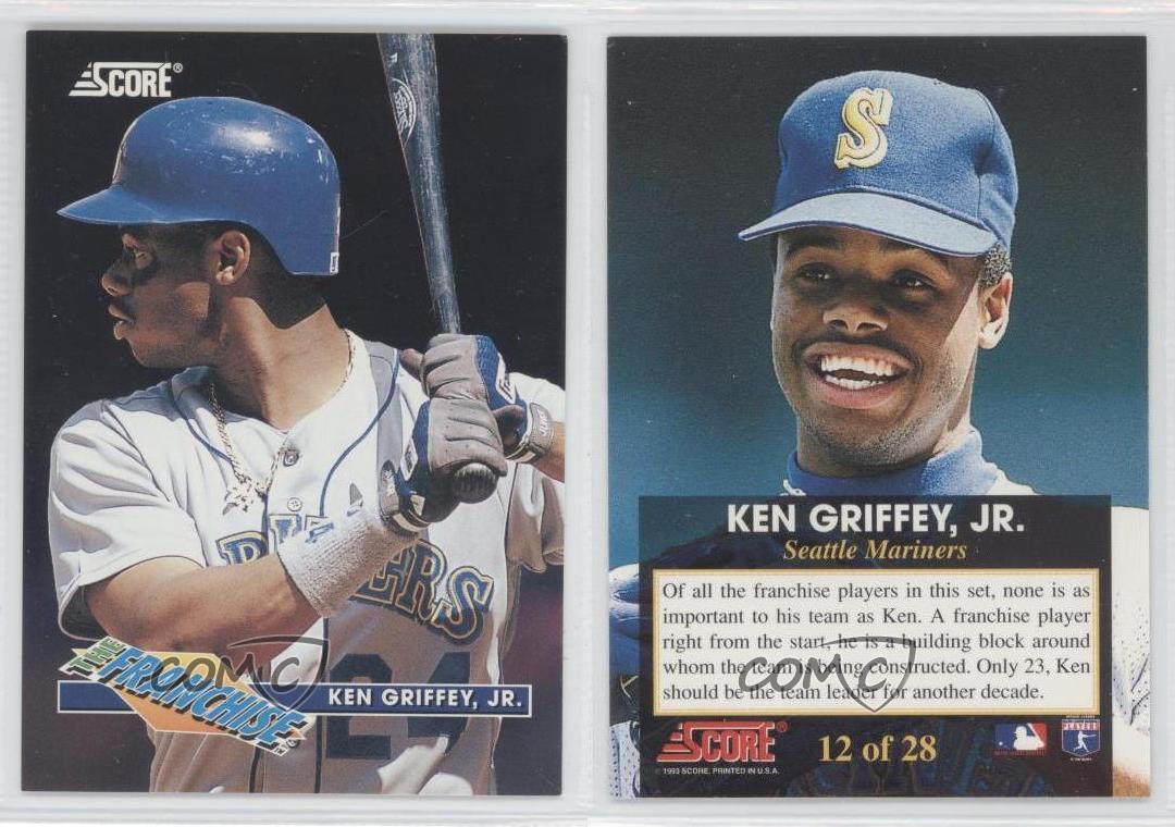 1993 Score The Franchise 12 Ken Griffey Jr Seattle Mariners Jr