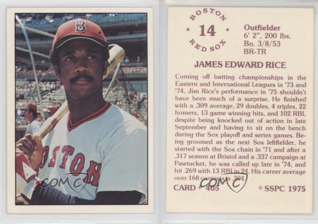 1976 SSPC Jim Rice #405 HOF