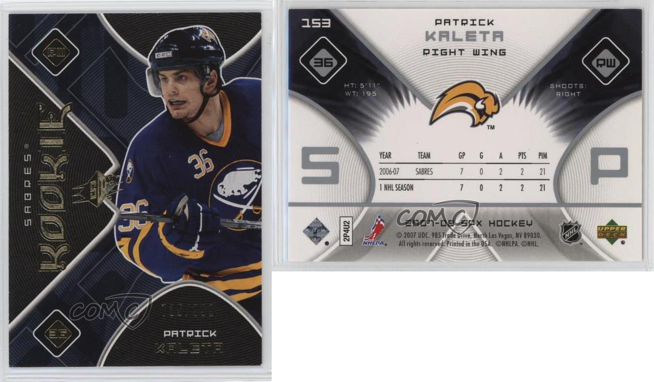 2007-08 SPx - #153 Patrick Kaleta /999 (RC)