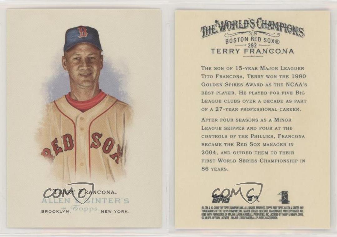 2006 Topps Allen & Ginter's Terry Francona #292