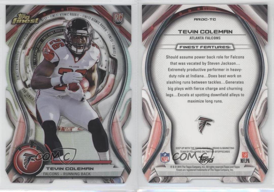 TEVIN COLEMAN 2015 TOPPS FINEST atomica ROOKIE Rosso REFRATTORE Royal Crown #27/99 AH4404 