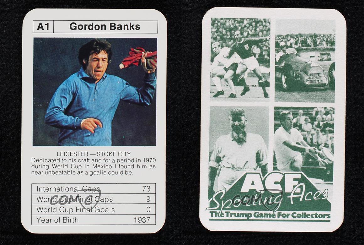 1988 Ace Sporting Aces Gordon Banks #A1