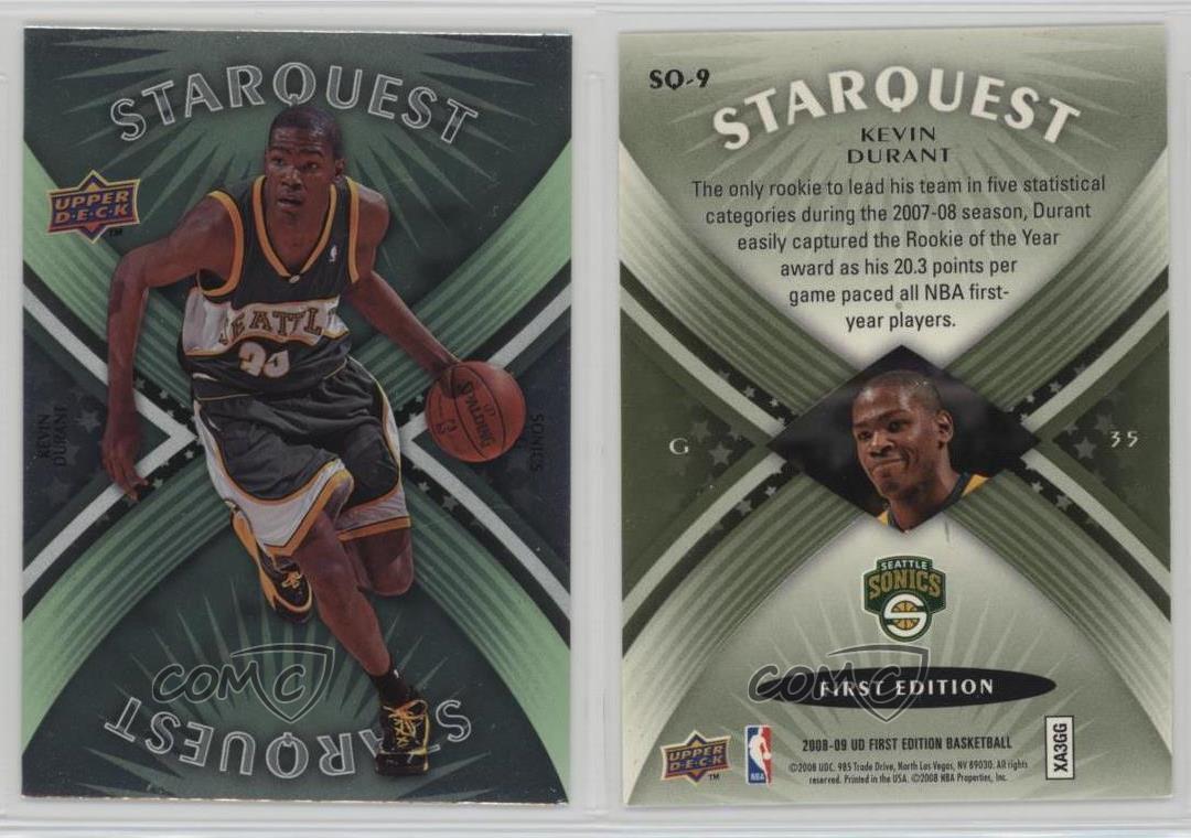 2008-09 Upper Deck First Edition Starquest Green Kevin Durant #SQ-9