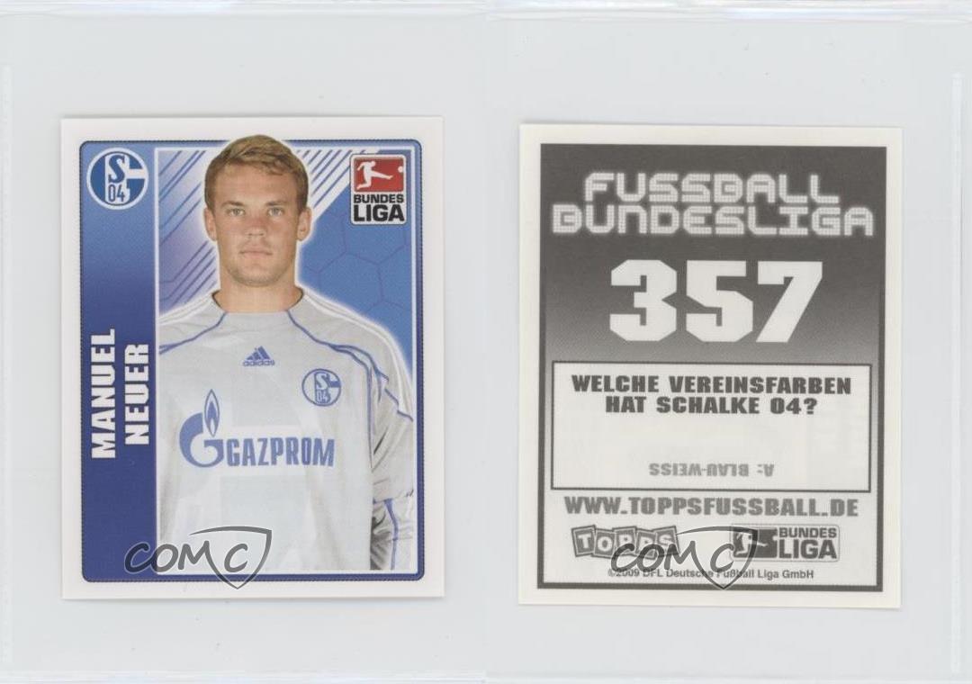 Topps Bundesliga 09/10 Einzelsticker 311 Neuville 