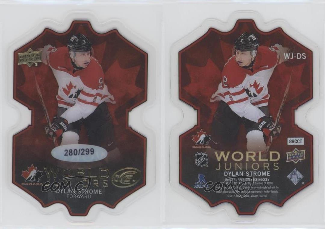 2016-17 Upper Deck Ice World Juniors /299 Dylan Strome #WJ-DS Rookie RC - Bild 3 von 4