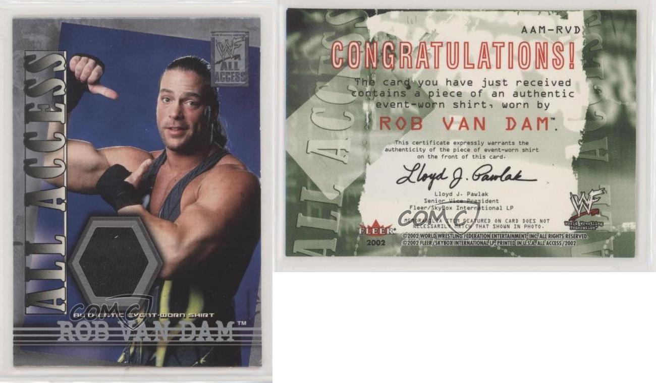 2002 Fleer WWF "All Access" Rob Van Dam 