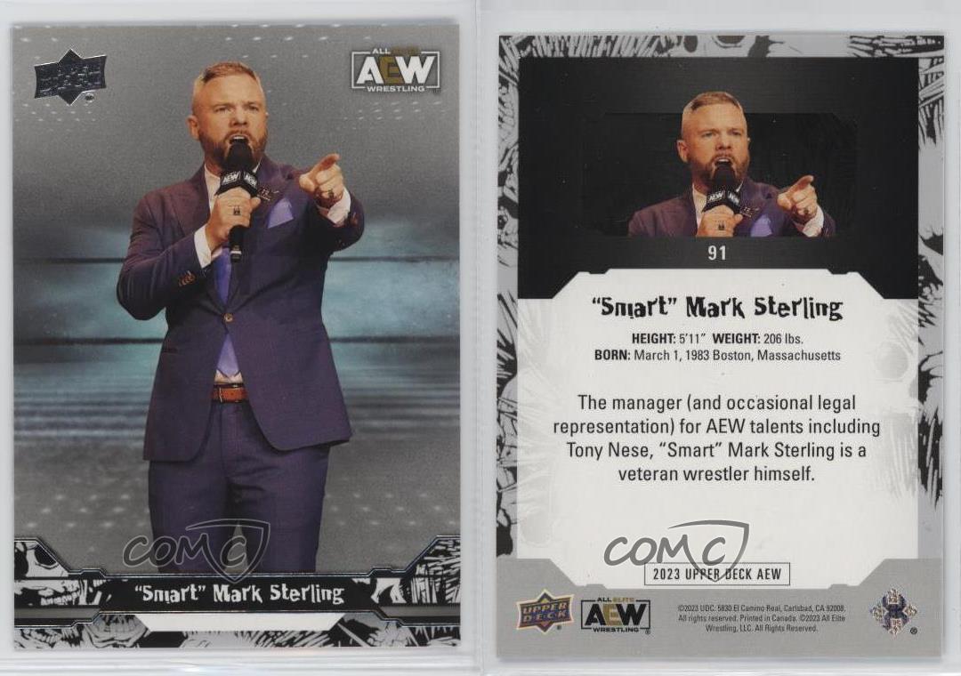 2023 Upper Deck AEW All Elite Wrestling Crew Mark Sterling #91