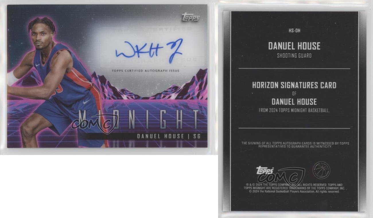 2023-24 Topps Midnight Horizon Signatures Danuel House Jr #HS-DH Auto