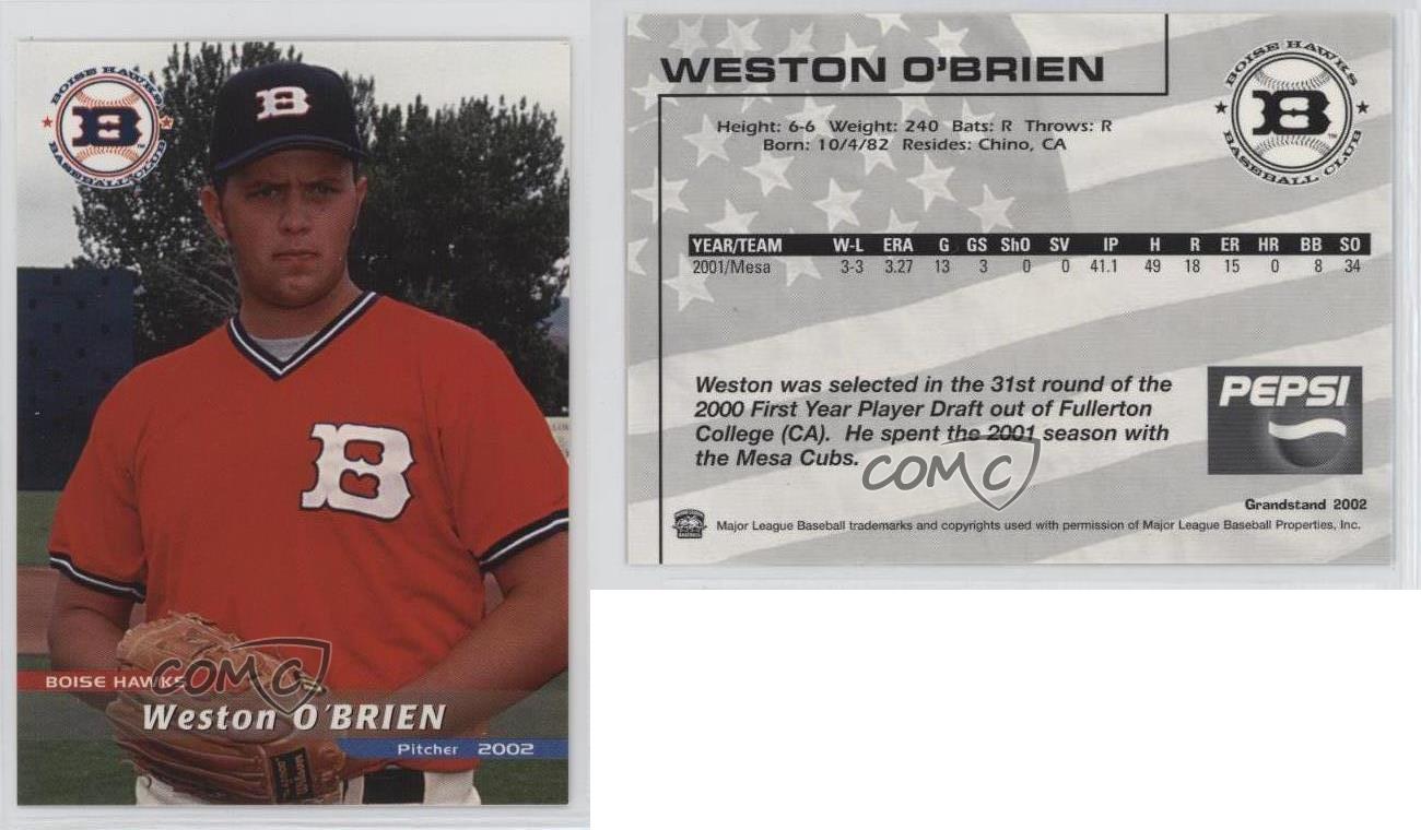 Tribune Boise Hawks vendu Weston OBrien 2002