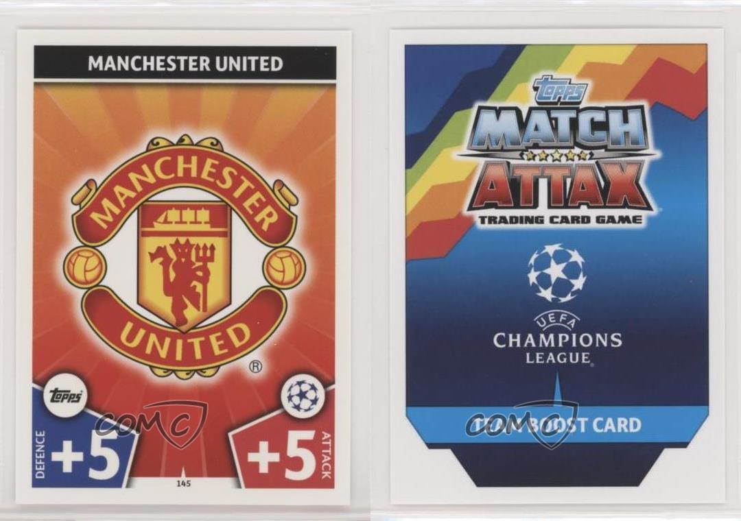 18 CARDS OF MANCHESTER UNITED MATCH ATTAX 2017/18 FULL TEAM 