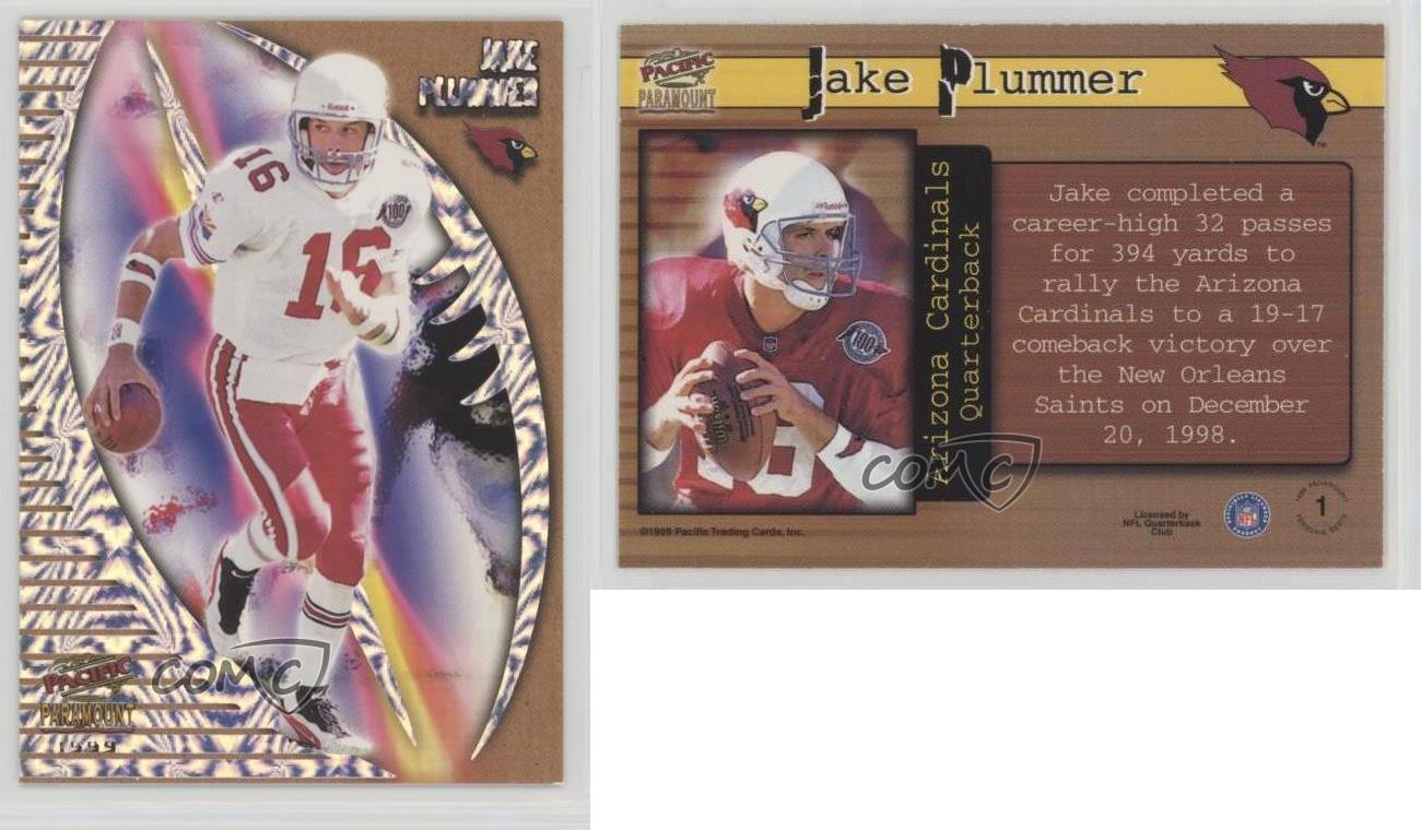 1999 Pacific Paramount Personal Bests Jake Plummer #1