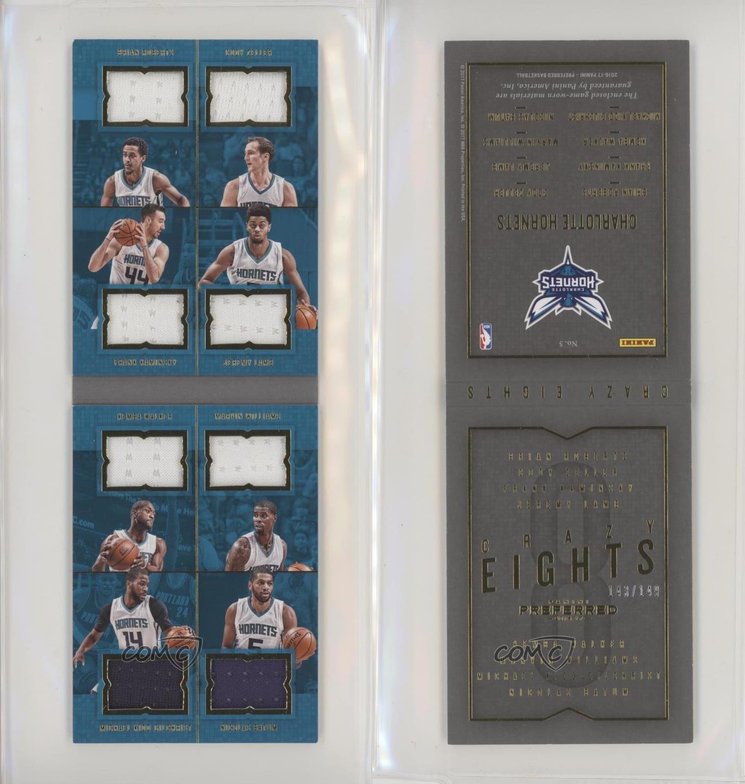 2016 Preferred Crazy Eights Booklets Brian Roberts Cody Zeller Frank Kaminsky - Picture 3 of 3