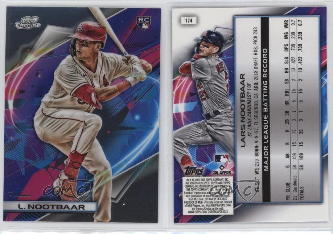 大特価放出！ Topps Chrome Lars Nootbaar Cosmic WBC