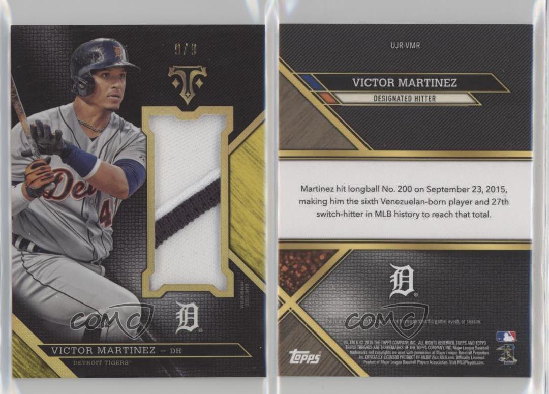 2016 Triple Threads Baseball Unity Jumbo JERSEY #UJR-VMA Victor Martinez  /36 at 's Sports Collectibles Store