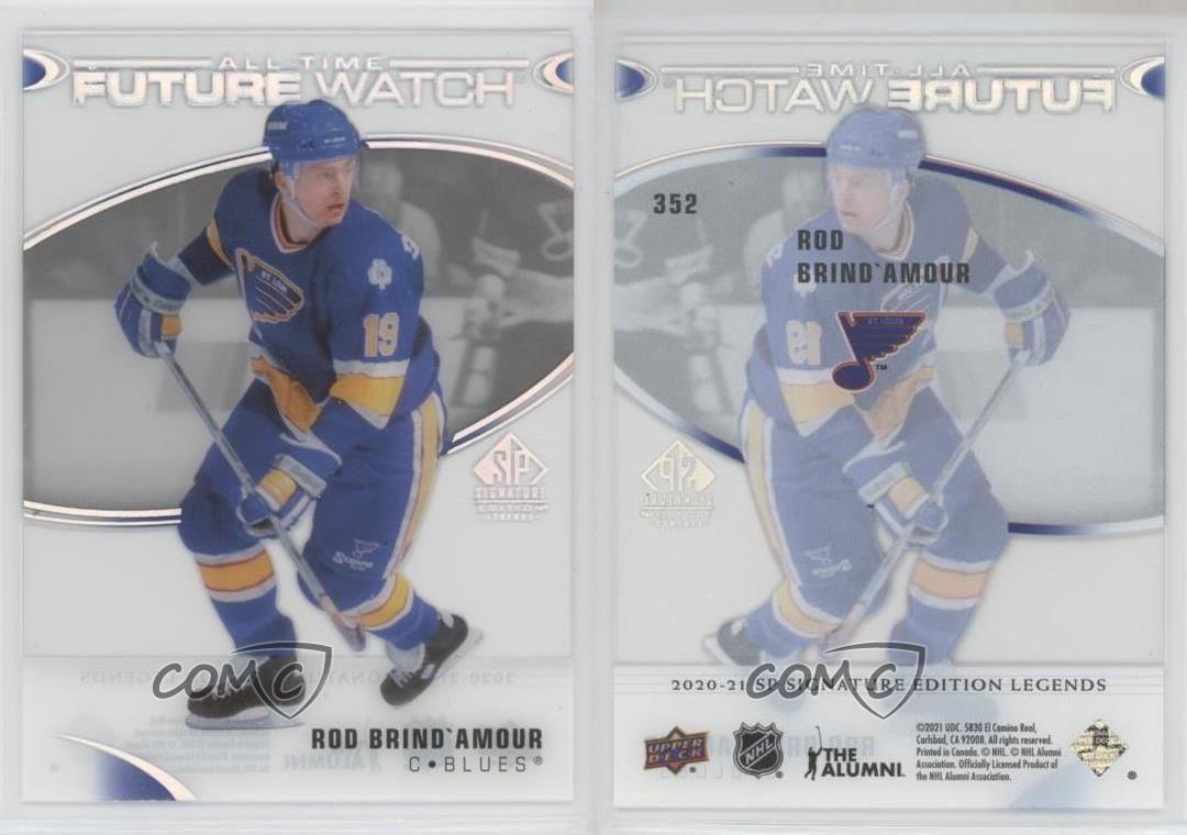 2020 SP Signature Edition Legends All-Time Future Watch Acetate Rod Brind'Amour - Bild 4 von 4