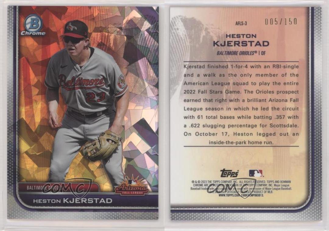 2023 Bowman Chrome 2022 AFL Fall Stars Atomic Refractor /150
