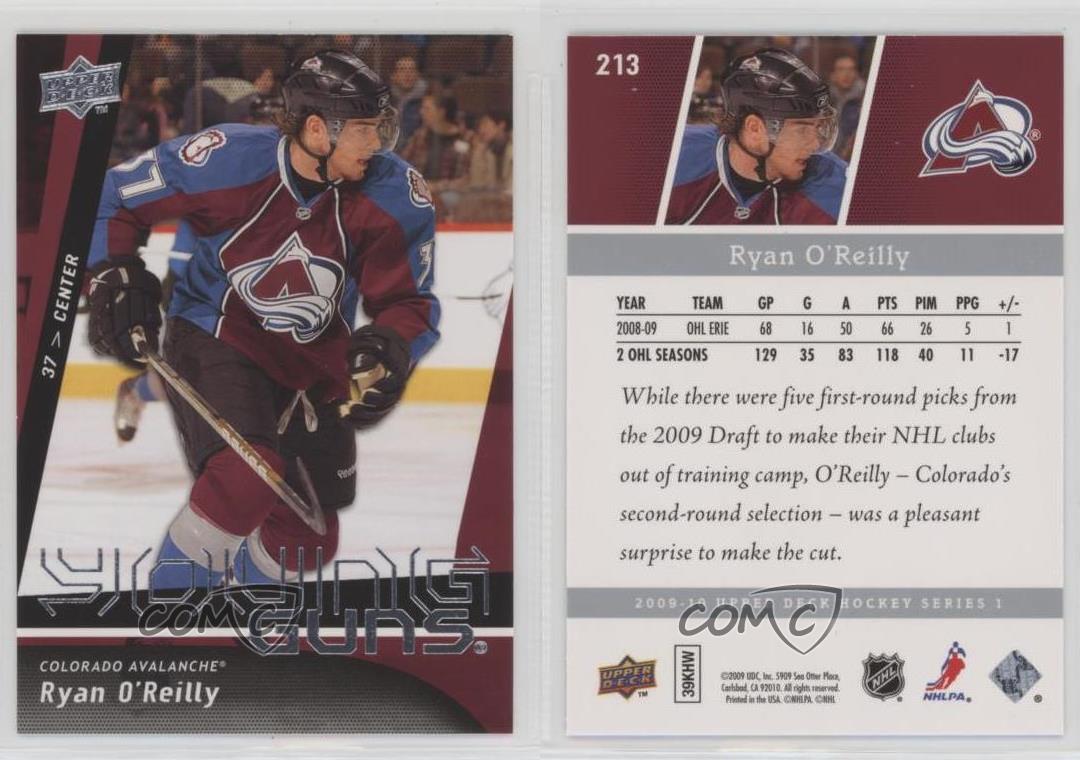 2009-10 Upper Deck Young Guns Ryan O'Reilly #213 Rookie RC