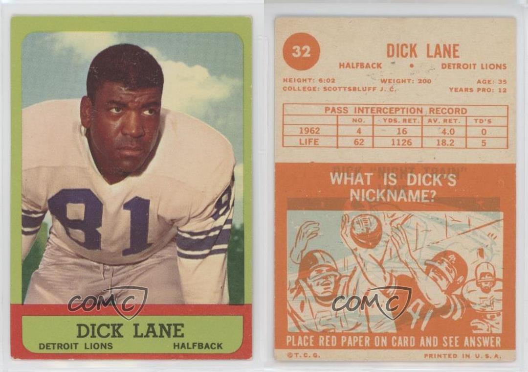 1963 Topps Dick Lane