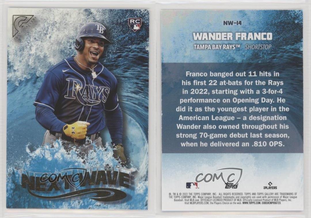 2022 Topps Gallery - Next Wave Green #NW-14 Wander Franco /250 (RC) PSA 9  MINT