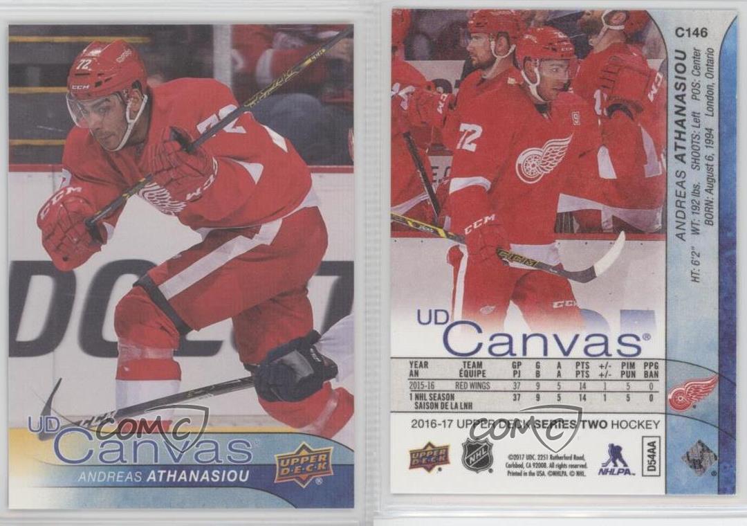 2016-17 Upper Deck UD Canvas Andreas Athanasiou #C146