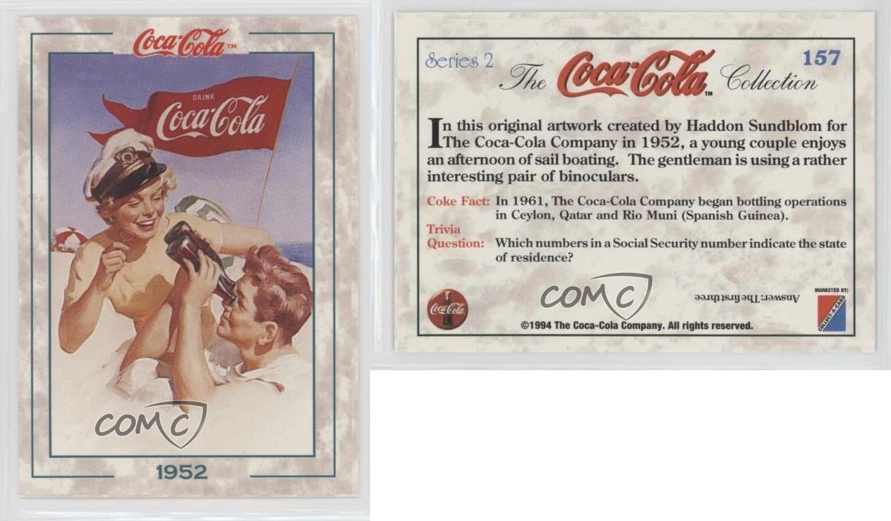 1994 CollectACard Coca Cola Series 2 Base Trading Cards UPick1