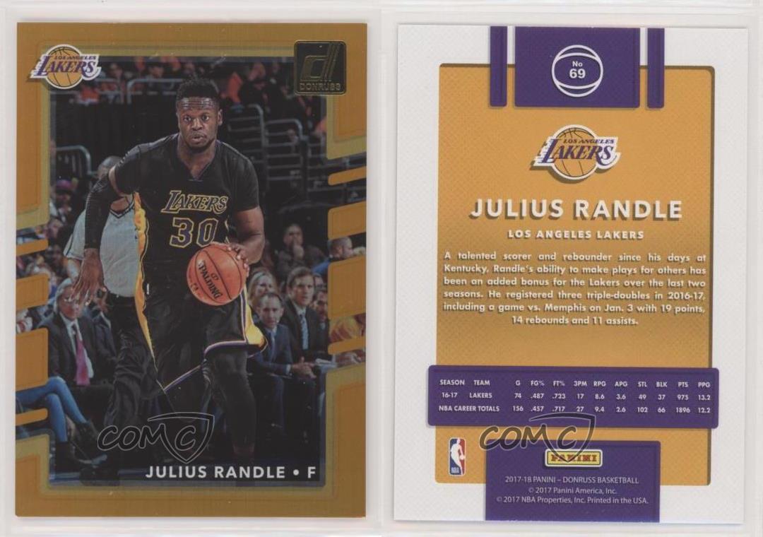 2017-18 Donruss #69 Julius Randle Lakers 