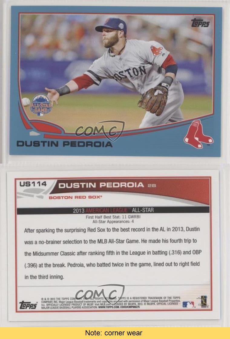 Aggiornamento Topps 2013 All-Star Wal-Mart Blue Dustin Pedroia #US114 - Foto 3 di 3