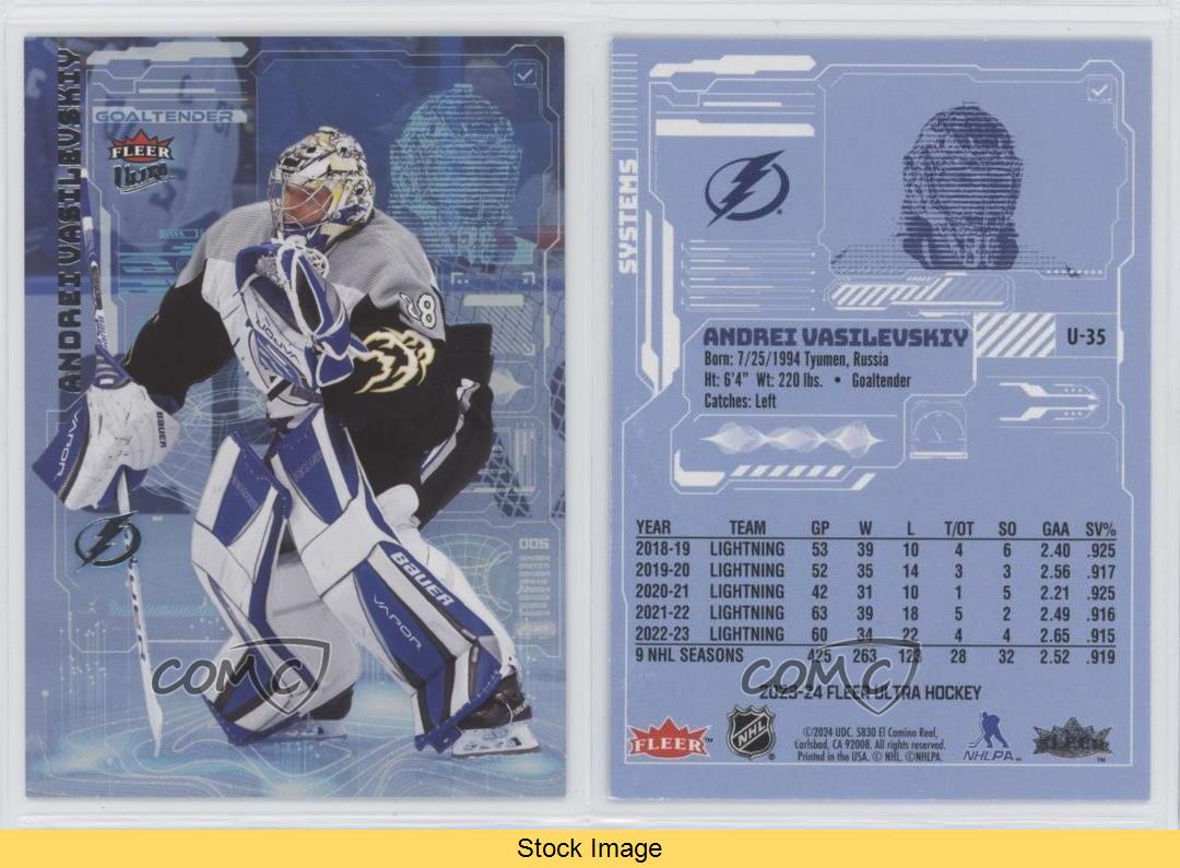 2023-24 Upper Deck Fleer Ultra 2053-54 Fleer Ultra Andrei Vasilevskiy #U-35