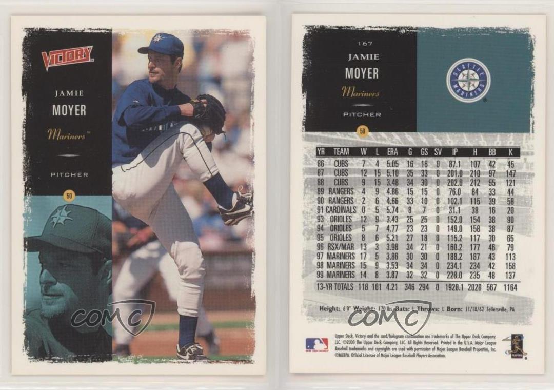 ゲームセンター・ゲームカード JAMIE MOYER 2001 JAMIE MOYER DONRUSS SCRAPBOOK GAME WORN JERSEY CARD