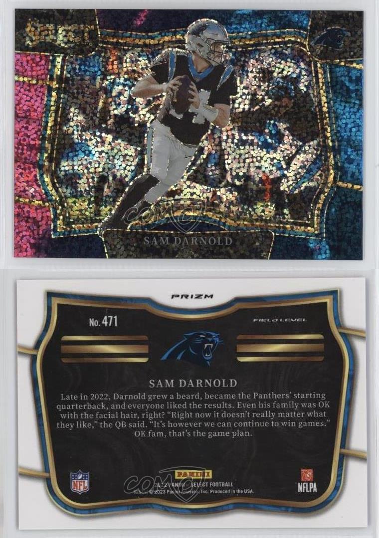 2022 Panini Select Field Level Cosmic Prizm Sam Darnold #471