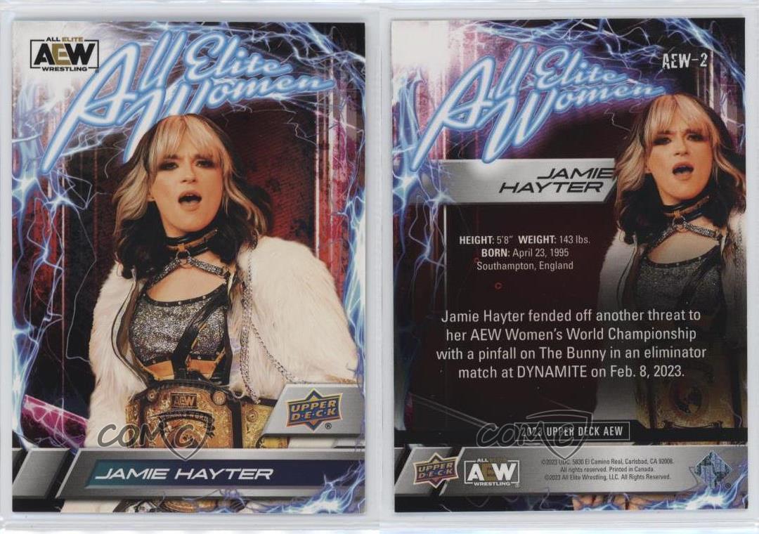 2023 Upper Deck AEW All Elite Wrestling All Elite Women Jamie Hayter #AEW-2