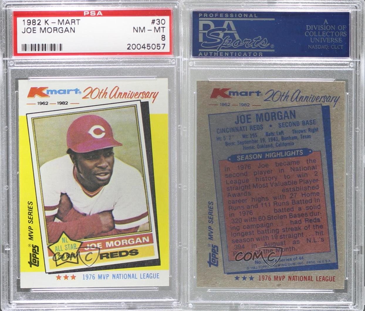 topps kmart joe morgan Values - MAVIN