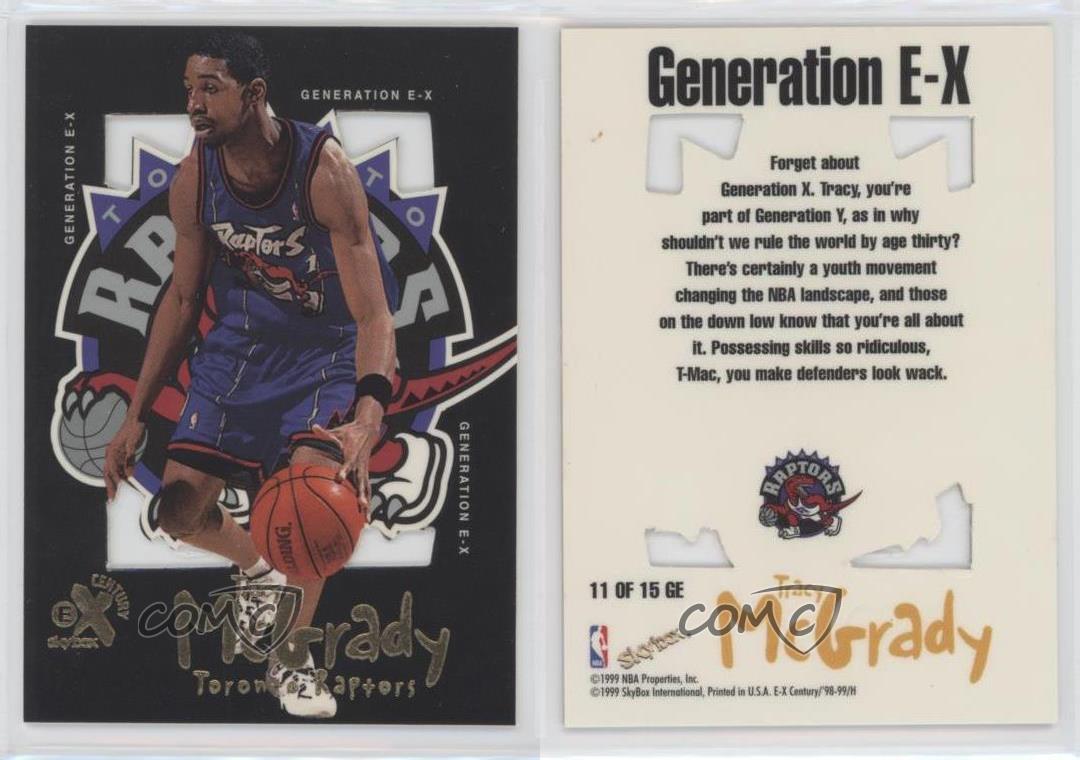 1998-99 Skybox E-X Century Generation E-X Tracy McGrady #11GE HOF