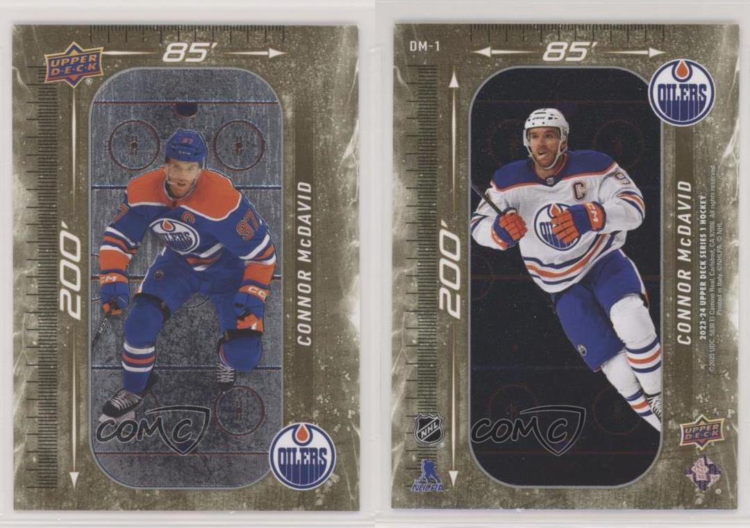 2023-24 Upper Deck Series 1 200' x 85' Gold Connor McDavid #DM-1