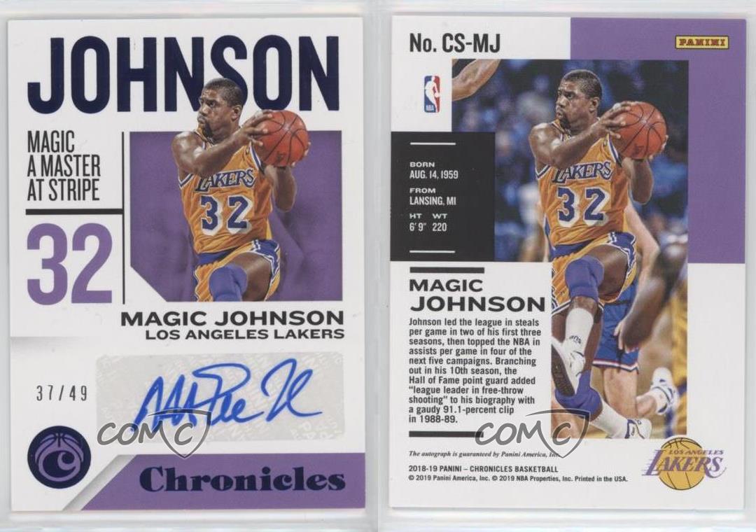 Magic Johnson 2020 One and One #TML-MJN Timeless Moments
