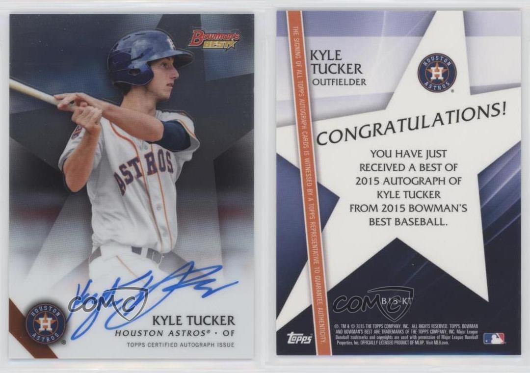2015 Bowman's Best Best of 2015 Auto Kyle Tucker #B15-KT Auto - Picture 7 of 7