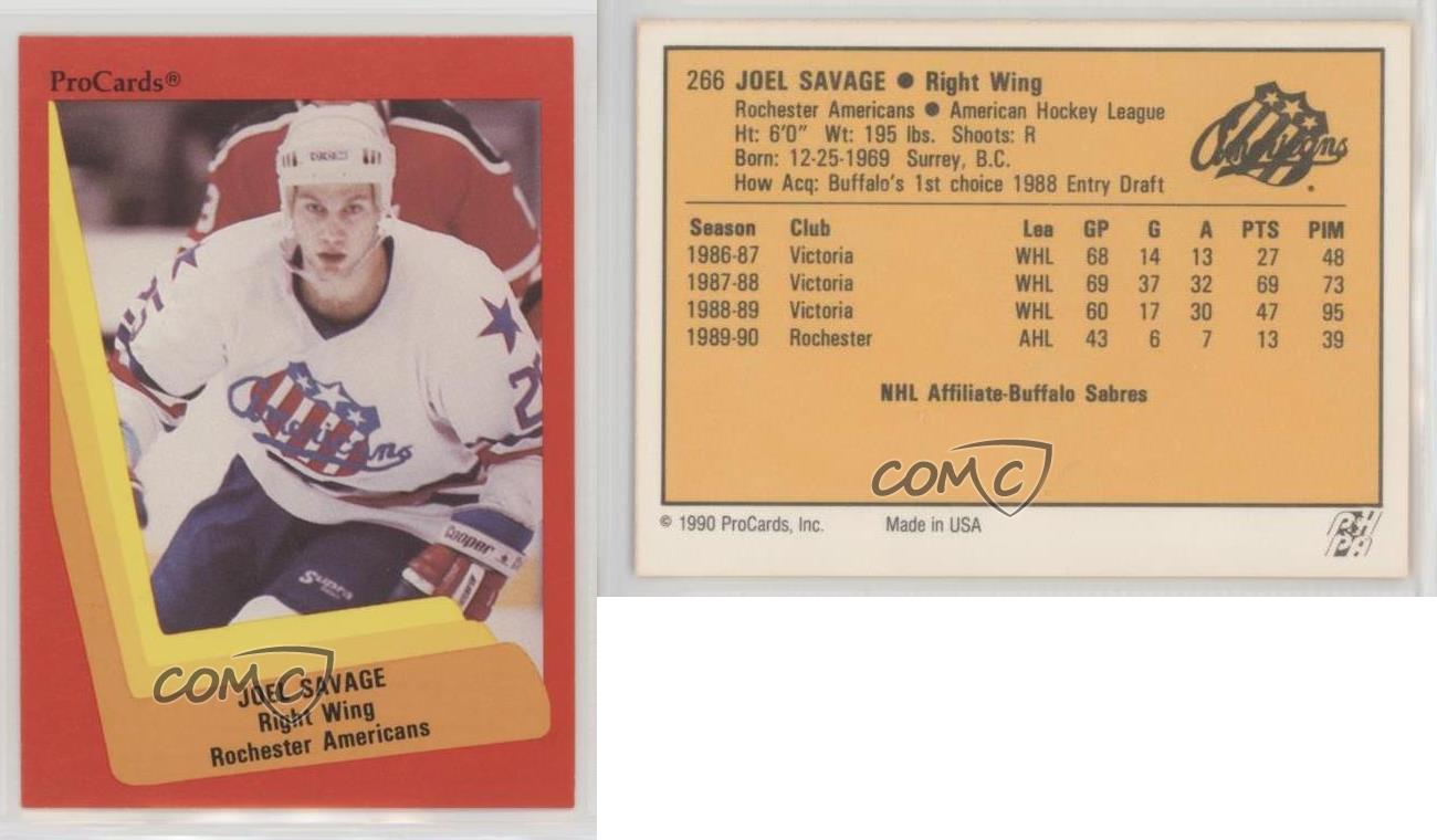 1990-91 Joel Savage Buffalo Sabres Practice Worn Jersey – Rookie