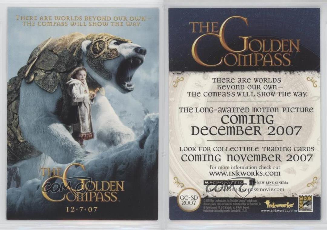GOLDEN COMPASS Inkworks 2007 GC-UKP ONE SHIP FEE PER ORDER CHEAP PROMO CARD