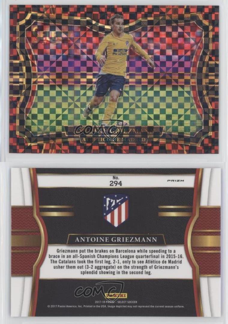 2017-18 Panini Select Field Level Checkerboard Prizm Antoine Griezmann #294