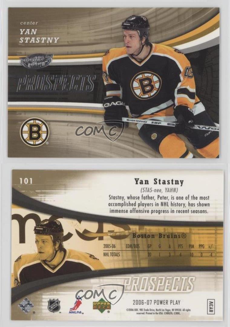 2006-07 Upper Deck Power Play Yan Stastny #101 Rookie RC - Picture 3 of 4