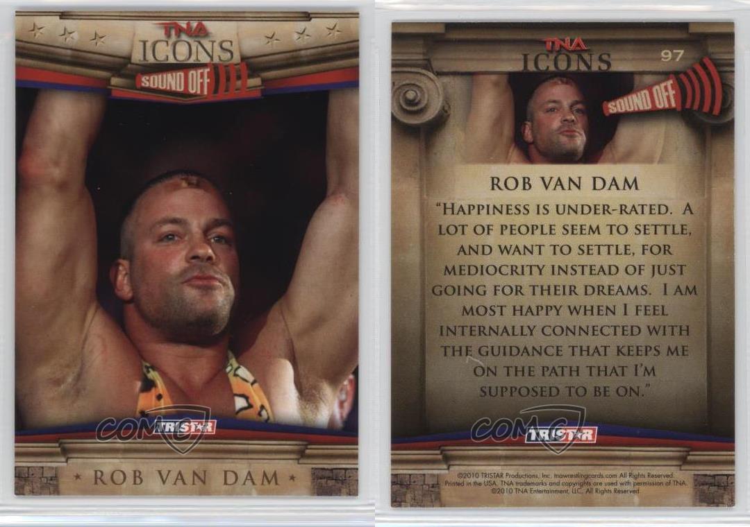 2010 soldes TRISTAR TNA Icons Sound Off Rob Van Dam #97