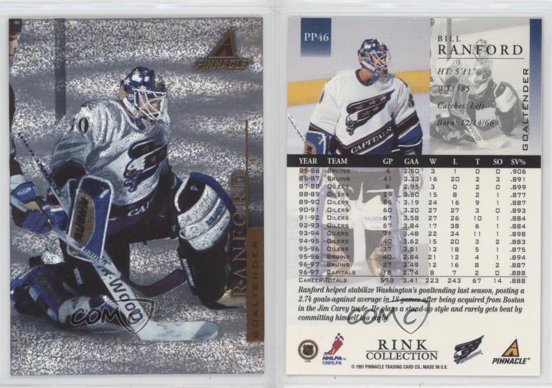 1997-98 Pinnacle Rink Collection Bill Ranford #PP46