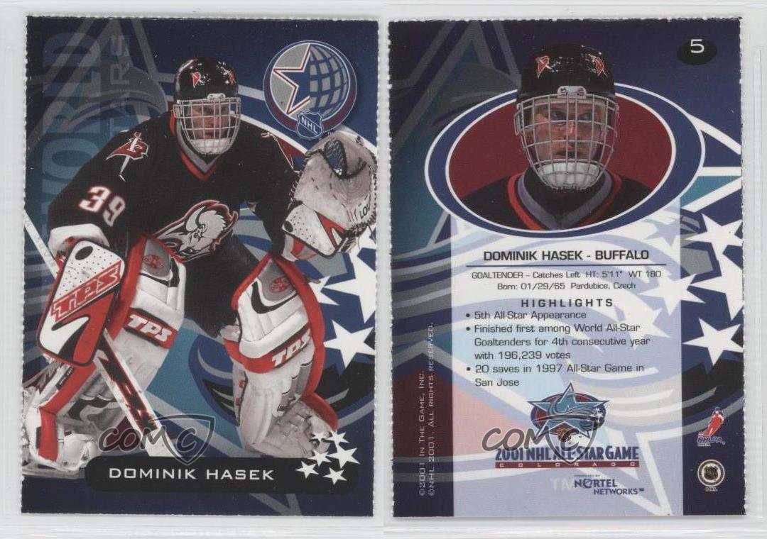 2001 nhl all star game jersey