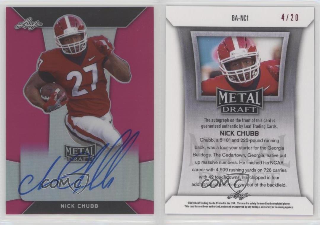 nick chubb jersey ebay nick chubb jersey ebay