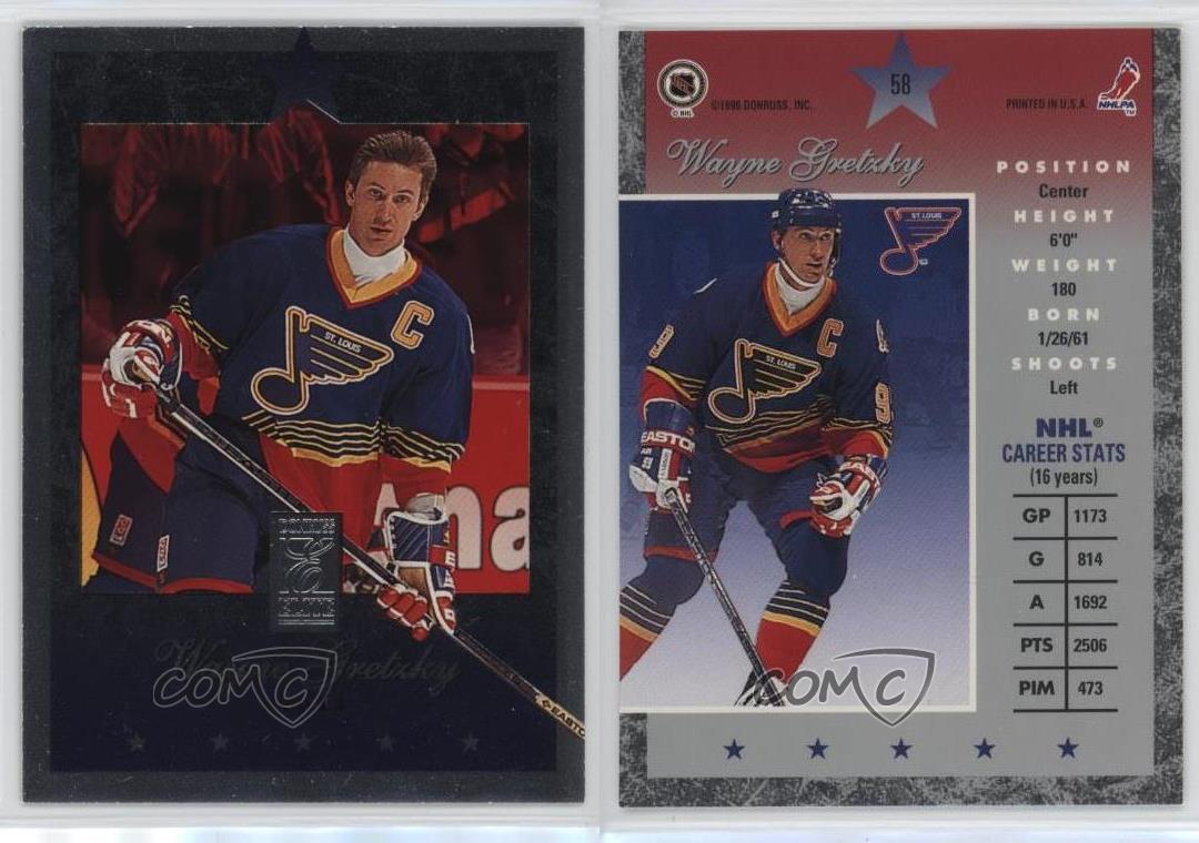 1995-96 Donruss Elite Wayne Gretzky #58 HOF