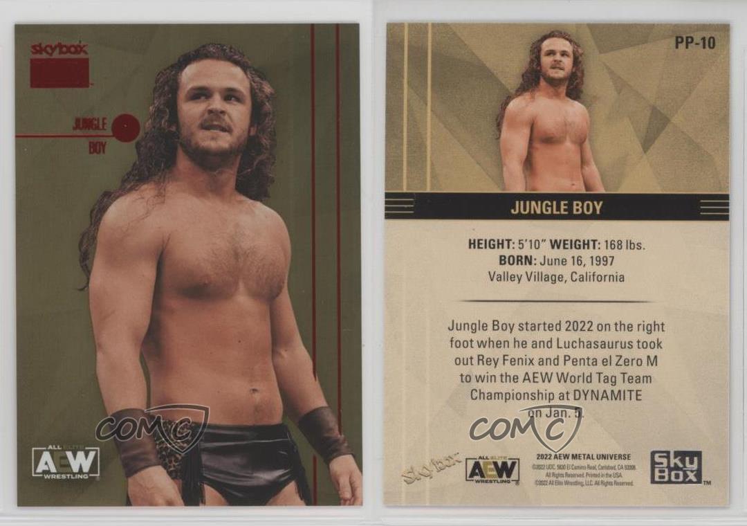 2022 Skybox Metal Universe AEW All Elite Wrestling Premium Jungle Boy Jack Perry