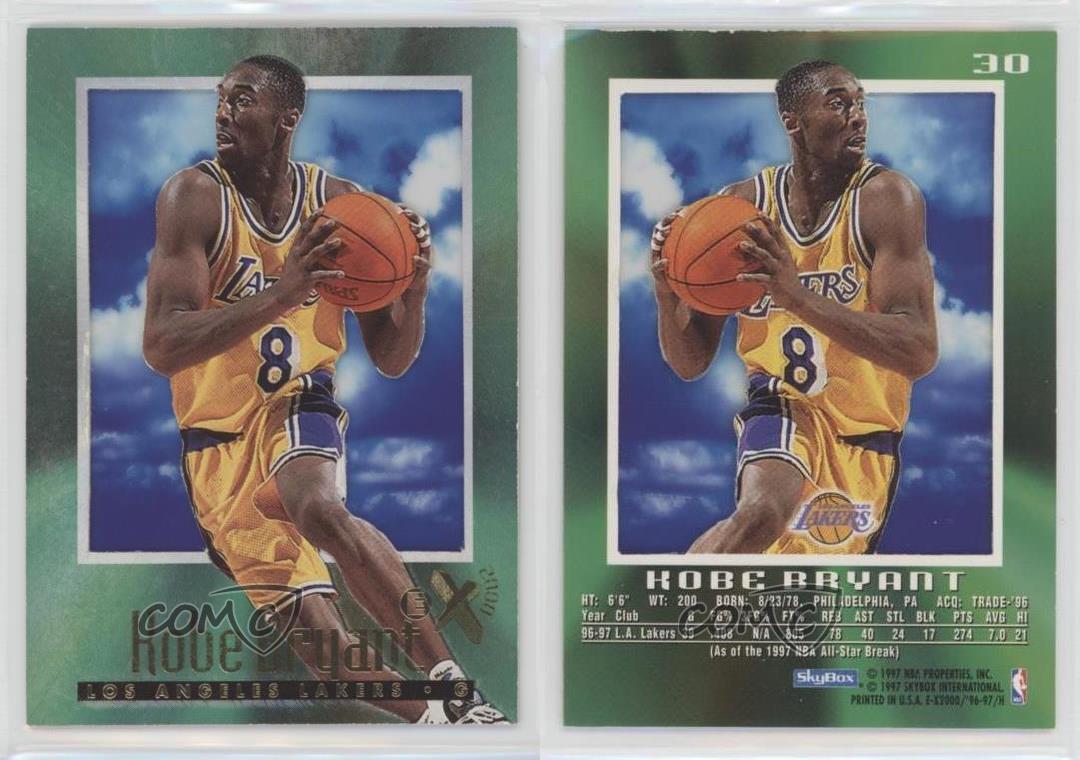 開梱 設置?無料 】 1996 Skybox #30 Bryant Kobe E-X2000 その他
